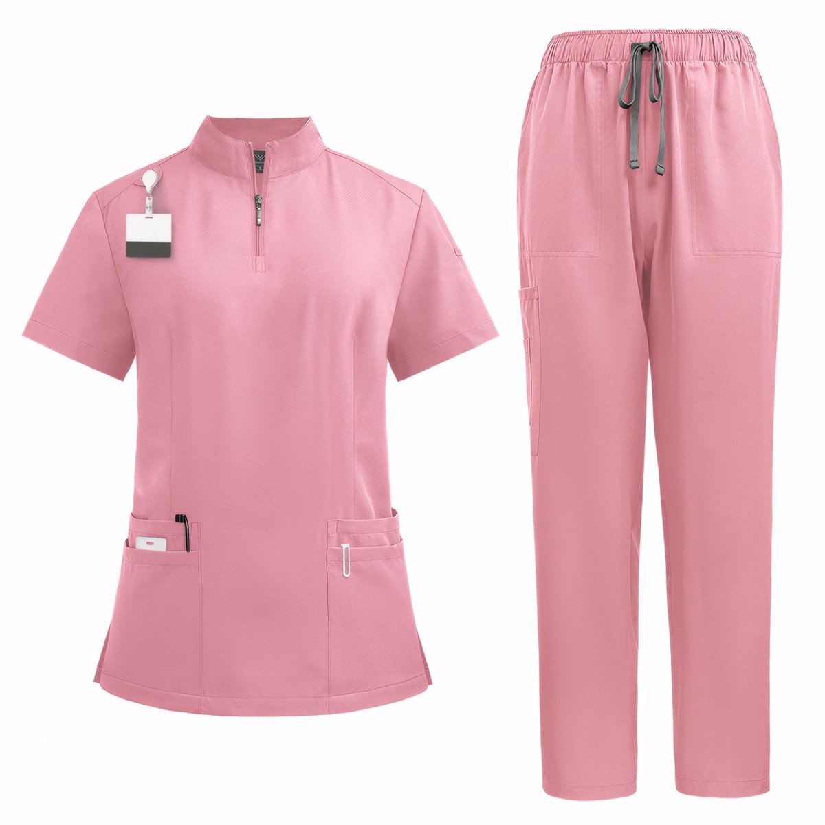 MTTproducts - Unisex Medische Scrub Set met 4 Zakken