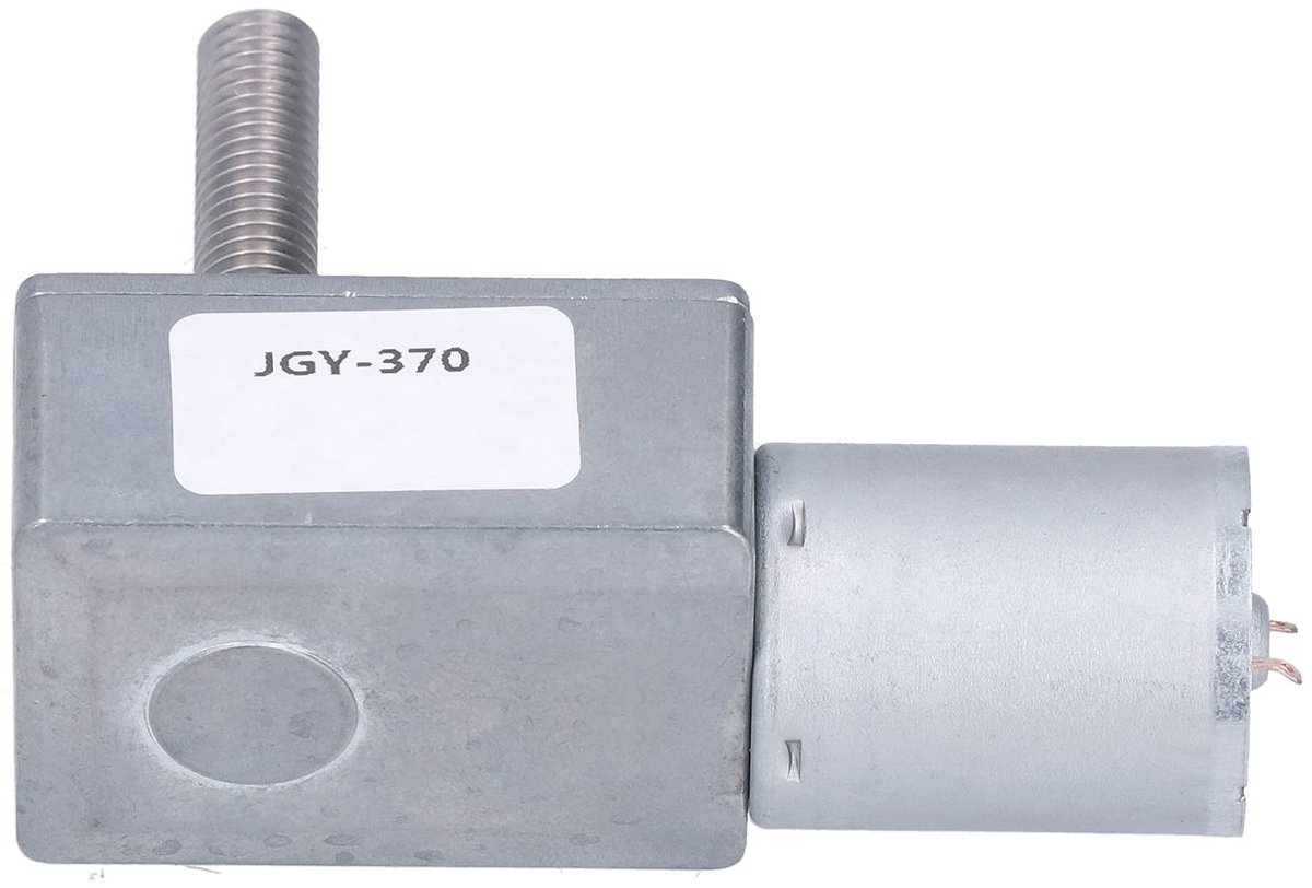 MTTproducts- Wormgear Motor - Industrieel Aandrijfsysteem - Verstelbare Snelheid - M8 Schroefas - Roestvrij Staal - Zinklegering