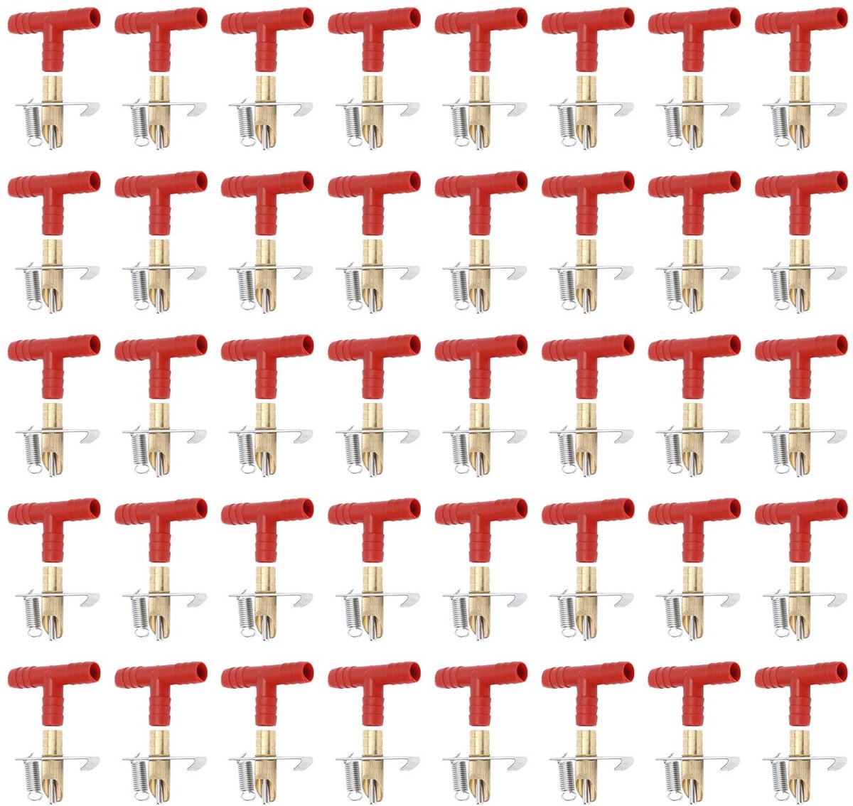 MTTproducts- Drinknippel Automatisch - Konijnendrinker - Waterspeen - Drinkwater Accessoires - 20 Stuks - Kunststof/Koper/IJzer