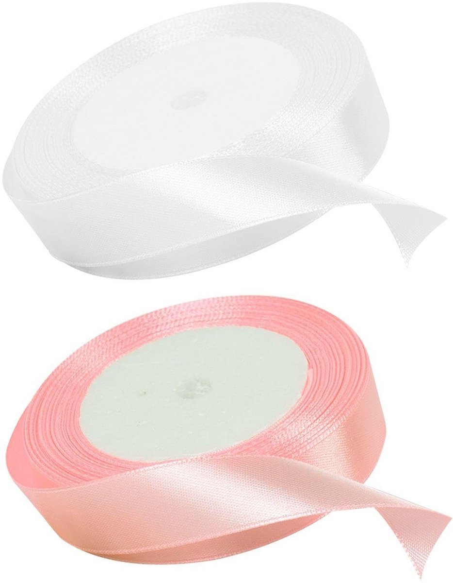 MTTproducts- Verpakkingstape 2 Rollen - Cadeaulint - Kledingaccessoires - Handgemaakt Lint - Polyester - 2 cm Breed