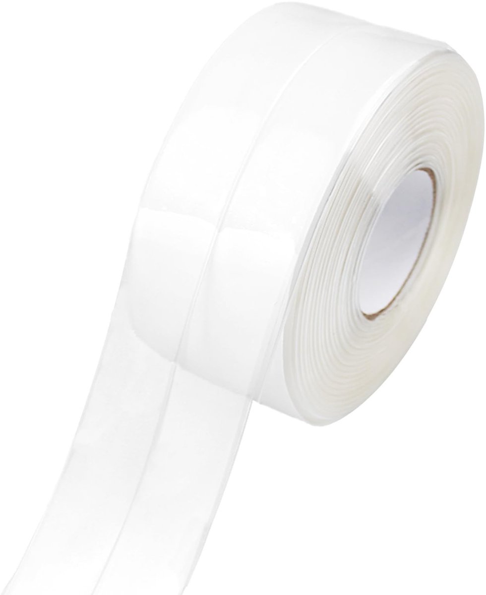 MTTproducts- Afdichtband Waterdicht - Zelfklevend - Douche Afdichtband - Schimmelbestendig - Keuken/Badkamer - 38mm x 3.2m - Afplaktape