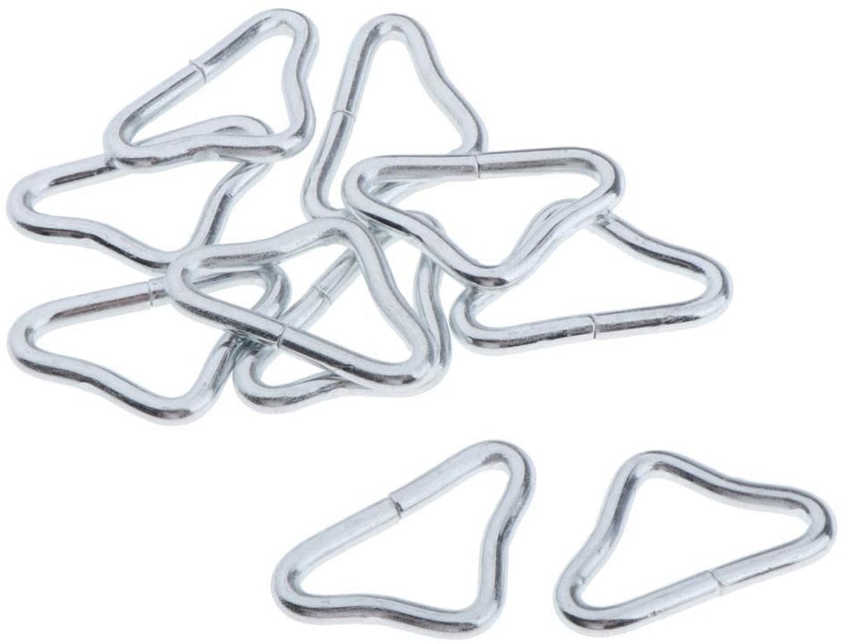Triangle Ring Buckle 10 stuks 1.5" Loop V-Ringen Accessoires voor Trampoline Onderdelen en Reparaties