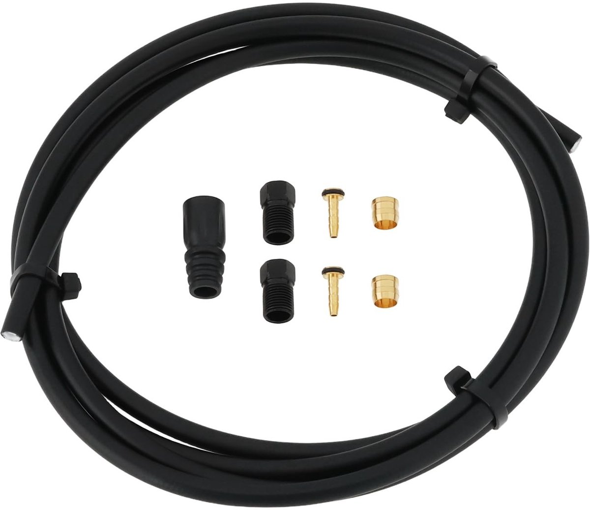 MTTproducts- Remleiding Felsset 1.8m - Hoogdrukbestendig Rubber - O-ringen - Olieleidingen - Schroeven - Rubber Huls - Remleidingkit