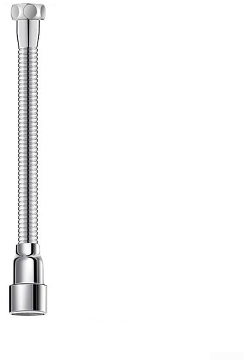 MTTproducts- Keukenkraanverlenger Roestvrij Staal - Universele Kraanverlenger - Draaibare Beluchter - Buigbaar Mondstuk - Antislip Oppervlak - 50 cm - Kraanaccessoire