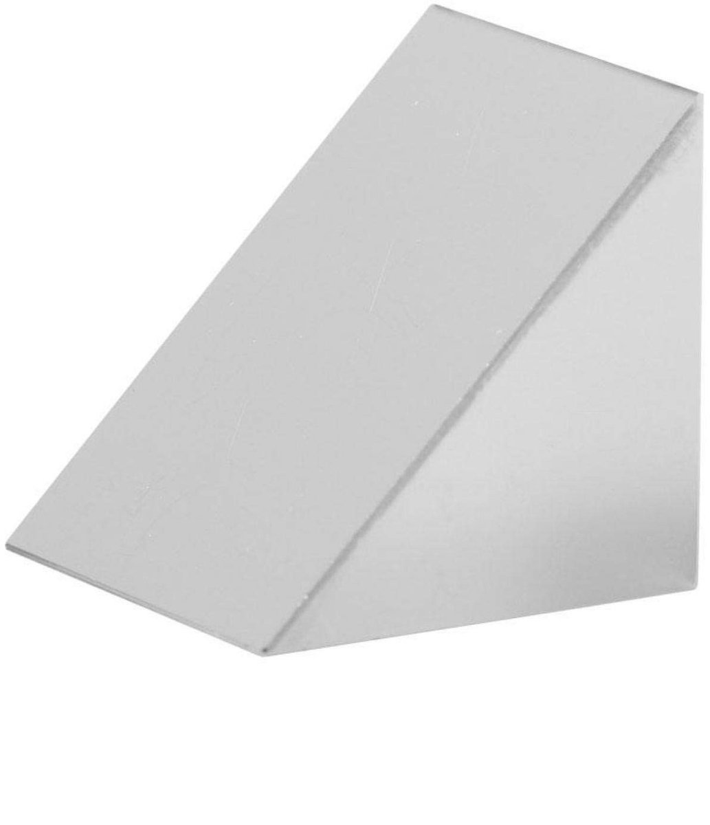 MTTproducts- Driehoekig Prisma van Optisch Glas K9 - 15 mm/20 mm - Onderwijs Fysica - Lichtspectrum - Fotografie - Afmetingen 15 x 15 x 15 cm