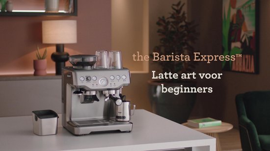 Sage SES875BTR the Barista Express Black Truffle - Pistonmachine - incl. Temp Control Melkkan - Espressomachine
