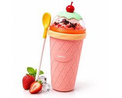 BOTC Slushy Maker - Slush puppy maker - Slushy Cup - BPA Free - IJscrusher - Roze