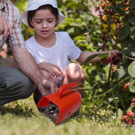Berry Picker - Scoop Comb Tool - Efficiënte Harvest Blueberry Rake Picker Scoop Tool - Handy Fruit Harvester Ideaal voor bessen, druiven kers plukken, boomgaardgebruik en tuinieren — afbeelding 5