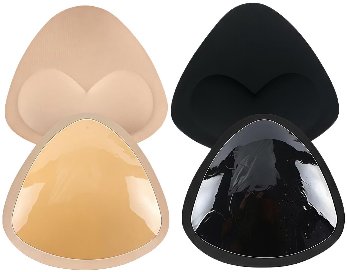 Cosensi- BH Pads Zelfklevend - 2 Paar Siliconen Inzetstukken - Push Up Vulling - Waterdicht - Lichtgewicht en Ademend - Verhoogt Silhouet - Borstvergroting