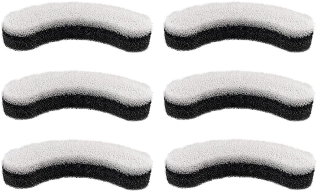 Dailygoods- Waterfilter 6 Stuks - Kattenfontein Filter - Actieve Koolstof - Drievoudig Filtersysteem - Compatibel met NPET WF050/WF100 - Houdt Water Schoon - Kattenfonteinfilter