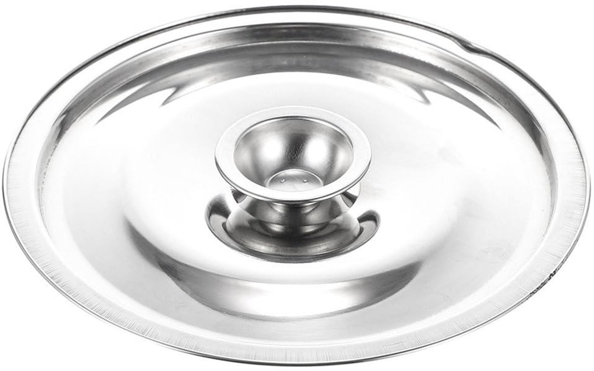 Cosensi- Deksel 28 cm - Roestvrij Stalen Deksel - Pannendekselhouder - Dekselopener - Geschikt voor Potten en Jars - Makkelijk te Reinigen - Pannendeksel