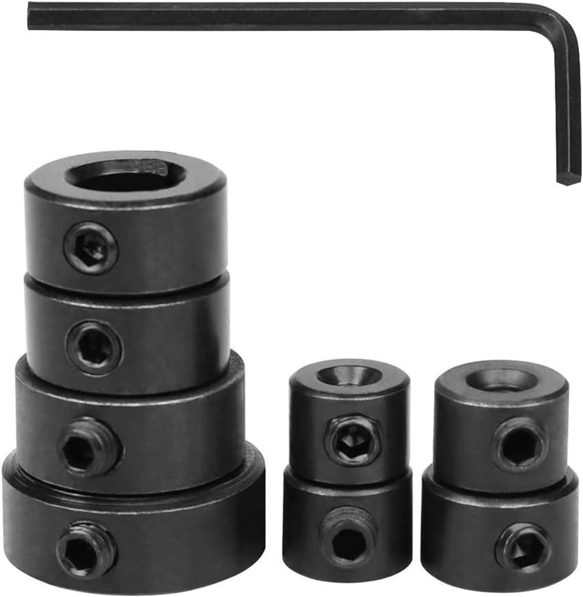 Cosensi- Boor Diepte Stop 8 Stuks - Dieptebegrenzers - Koolstofstaal - Corrosiebestendig - Hittebestendig - Nauwkeurige diepten. - Boordieptebegrenzer