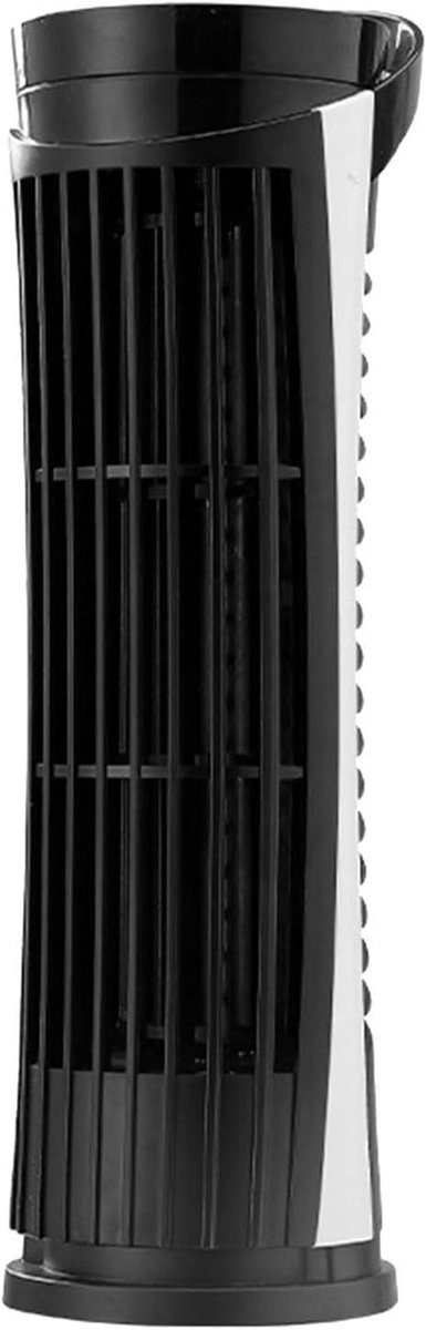 Kleine Torenventilator - Ventilator Bureau - Persoonlijke Koeling - Bladloos Veiligheidsontwerp - 26 x 7.5 cm - Zwart