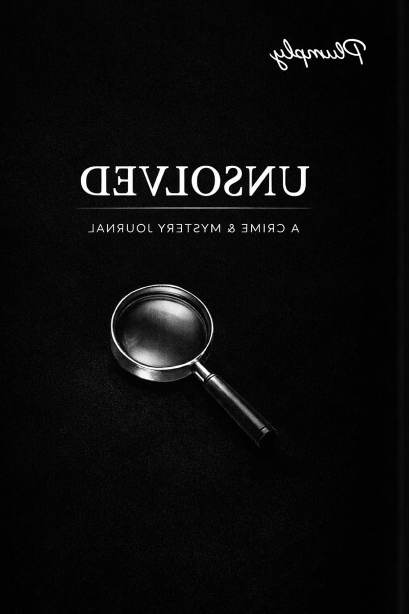 Misdaad Journal - Onderzoeksboek - Zelf Zaken Oplossen - Interactief Onderzoek - 154 Pagina's - Zwart