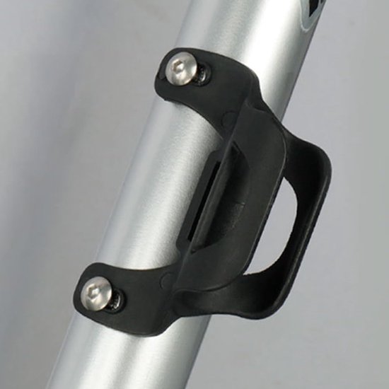 Fietspomphouder - Pompbeugel Frameclip - Fietsen - Nylon constructie - 7 x 5 x 2 cm - Zwart — afbeelding 2