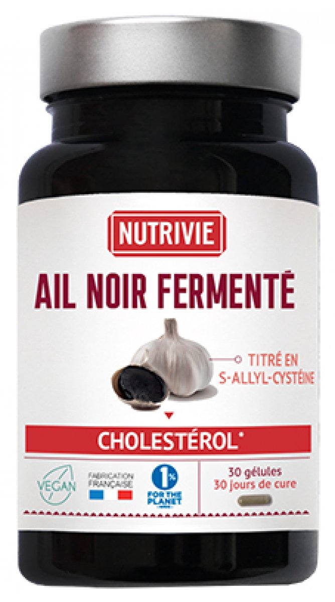 Nutrivie Gefermenteerde Zwarte Knoflook 30 Capsules