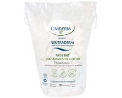 Neutraderm Pads Rectangles de Coton 180 stuks
