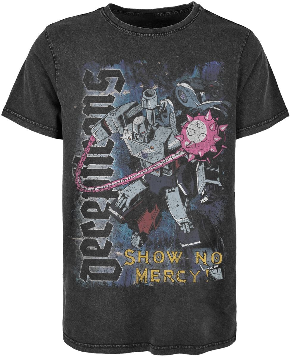 Transformers Decepticons Show No Mercy! Heren T-shirt - zwart - XXL