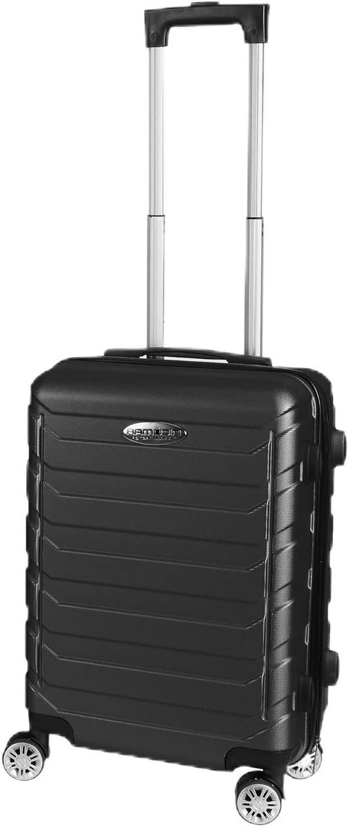 Reiskoffer - Koffer Trolley - Reizen - Combinatieslot - 38x23x55 cm - Zwart