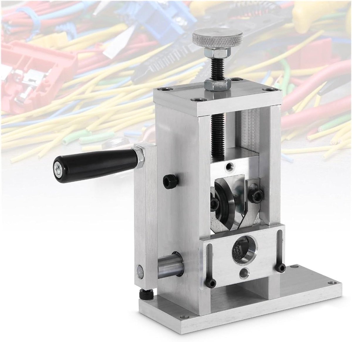 Draadstripmachine - Kabelstripper - Koper Recyclen - Verstelbare Messen - 1-70mm - Zilver