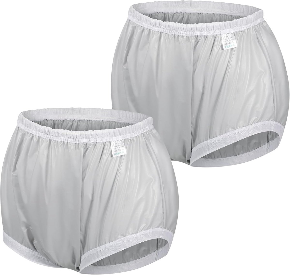 2x Wasbare Incontinentie Onderbroek Volwassenen XXL - Lekvrije & Herbruikbare Overbroek Unisex Grijs
