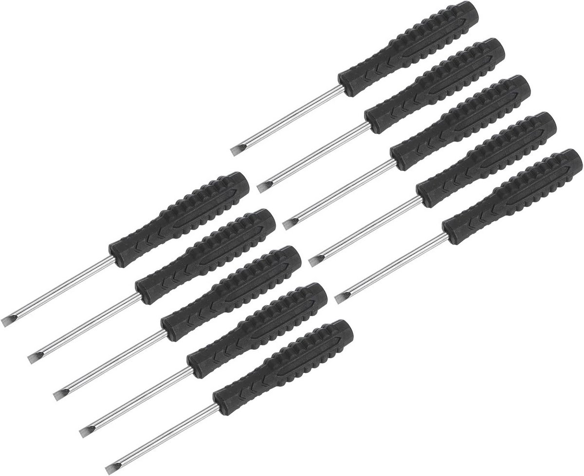 Mini Schroevendraaier 3mm Plat Kop Antislip Handvat voor Kleine Elektronica