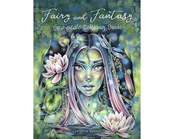 Grayscale Kleurboek voor Feeën en Fantasie