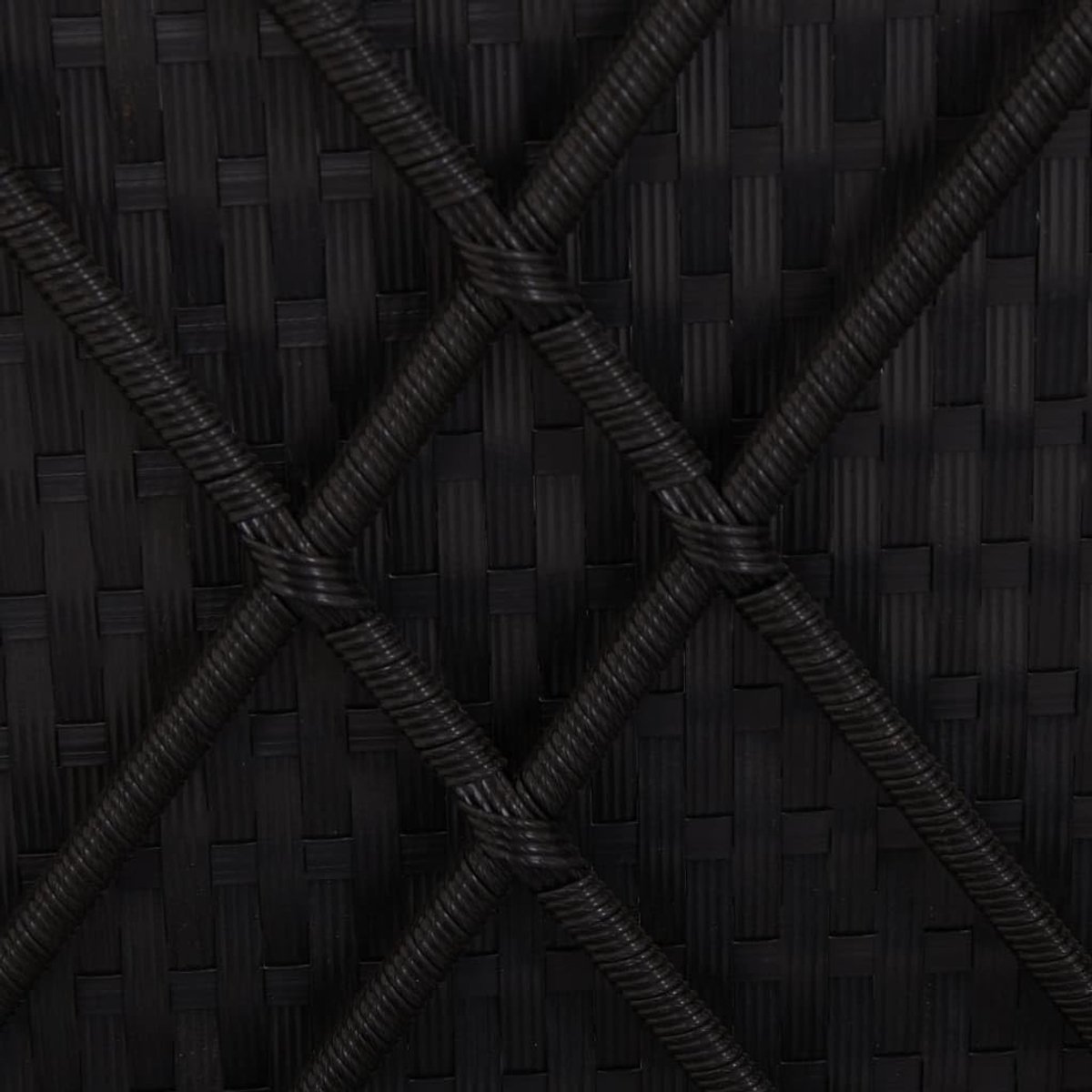 Ligstoel 195 x 60 x 31 cm Polyrotan met Dik Kussen Verstelbare Rugleuning Zwart voor Tuin Balkon Terras Zwembad Camping Relaxstoel Loungestoel Weerbestendig – Mobili Bella