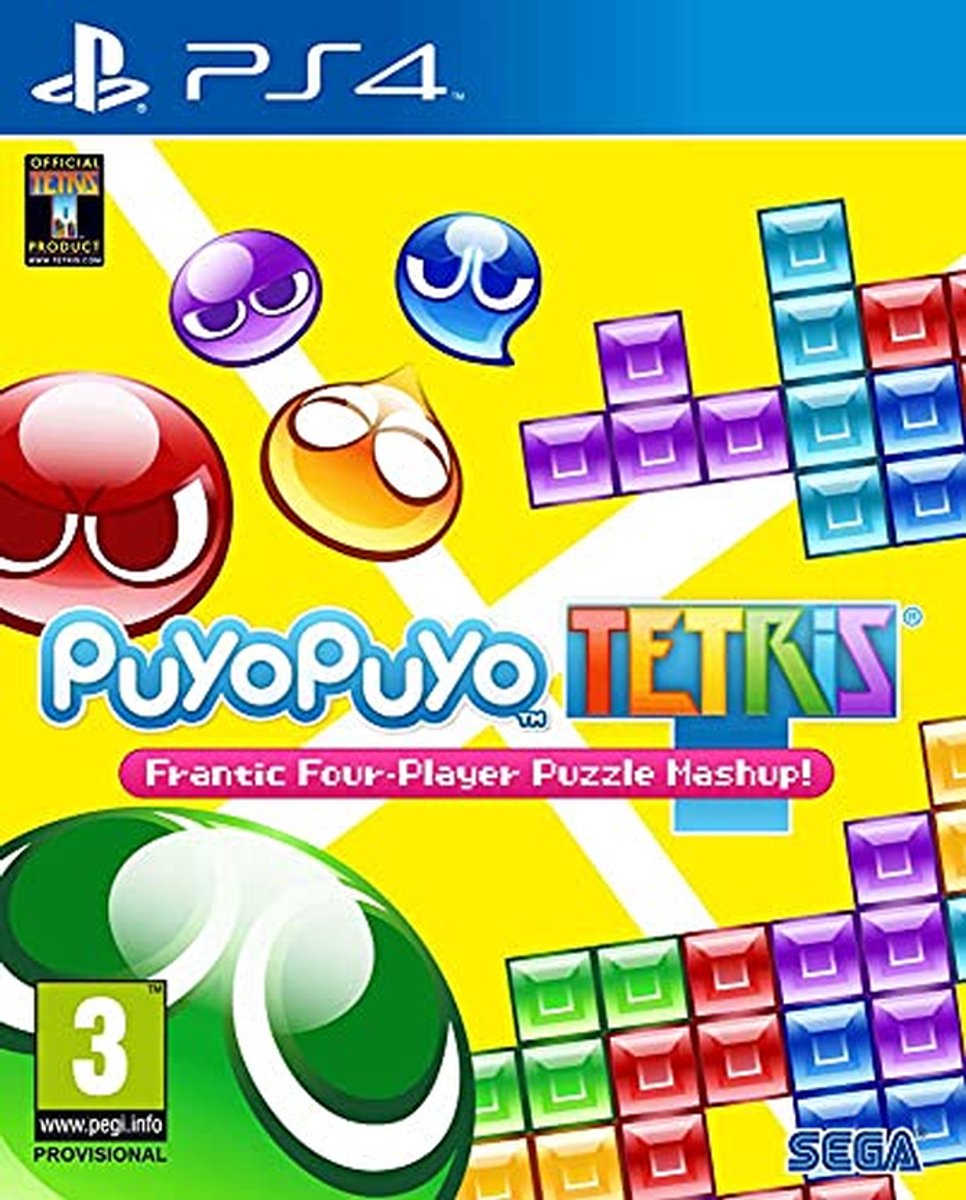 Puzzel en Strategie Spel - Combineer Puyo Puyo en Tetris