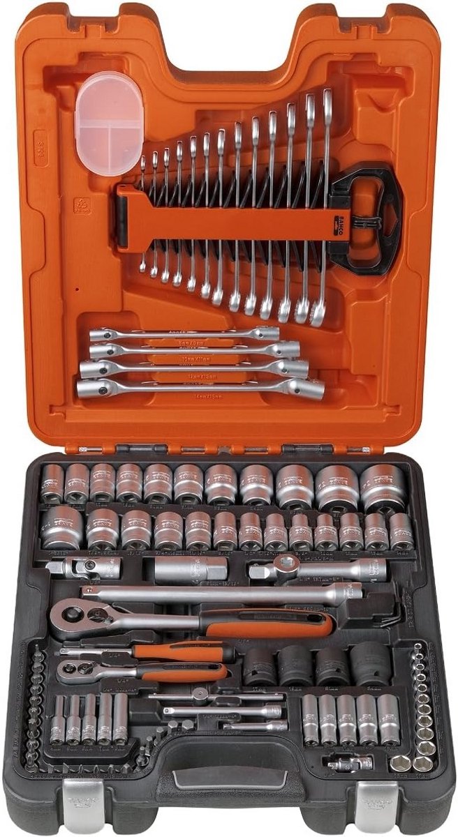 106-delige Dopsleutelset 1/4 & 1/2 Inch - Complete Gereedschapskoffer