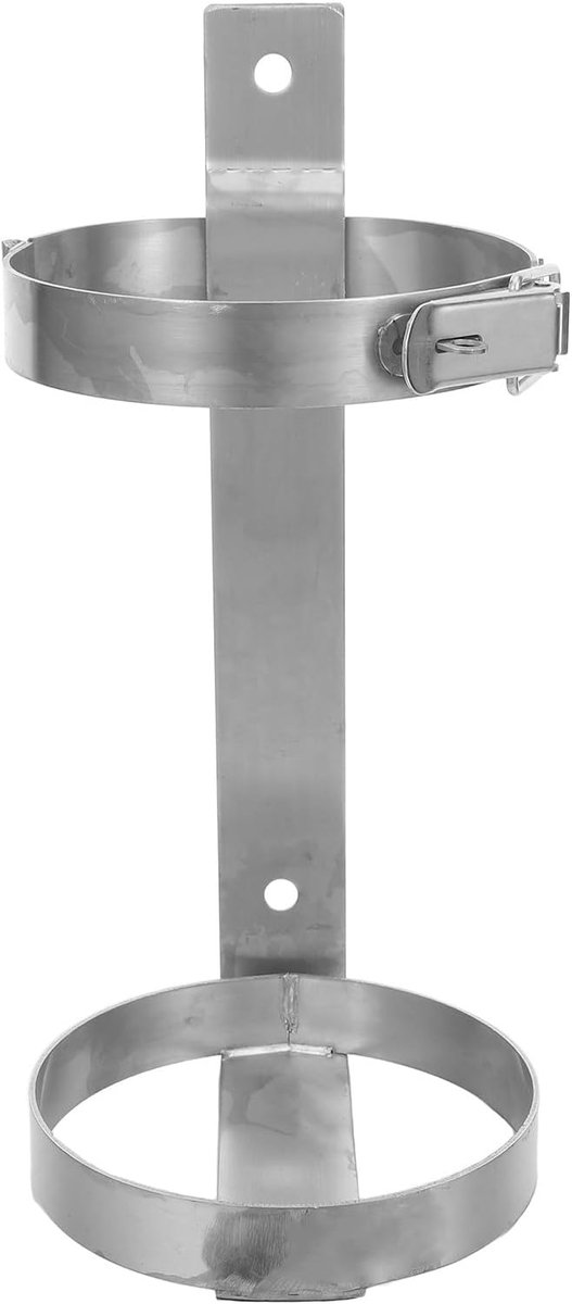 Brandblusser Beugel - Brandblusser Houder - Veiligheid Thuis - Universeel Ontwerp - 315 cm - Zilver