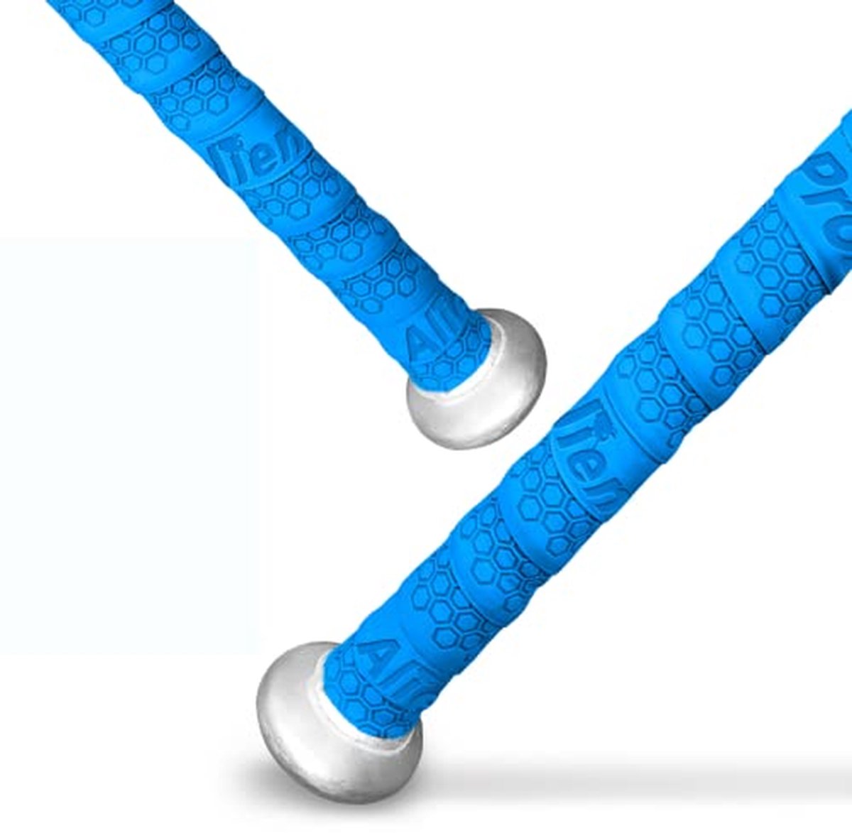 Honkbal Bat Griptape - 1,1 mm Voorgesneden Tape voor Grip en Comfort (2 Grepen, Blauw)