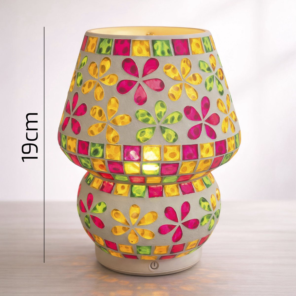 Arca Italy Mushroom Tafellamp MONZA, 19cm hoog, LED, oplaadbaar, giftbox