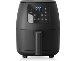 Mini Digitale Heteluchtfriteuse - Olievrij - 6 kookprogramma's - Antiaanbaklaag - Verstelbare thermostaat - 2L - 1500W