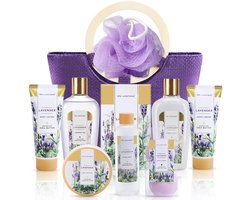 Spa Luxetique - Lavendel Sensation - XL Wellness Verwenpakket - Geschenkset Vrouwen - Wellness bath - Verjaardag Cadeau Vrouw, Moeder, Mama, Zus, Vriendin, Oma, Juf - Cadeaupakket voor haar - Cadeautje voor haar