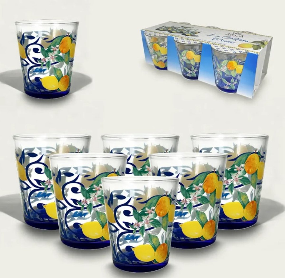 Arca Italy Limoni Due drinkglazen 325ml, 6-pack