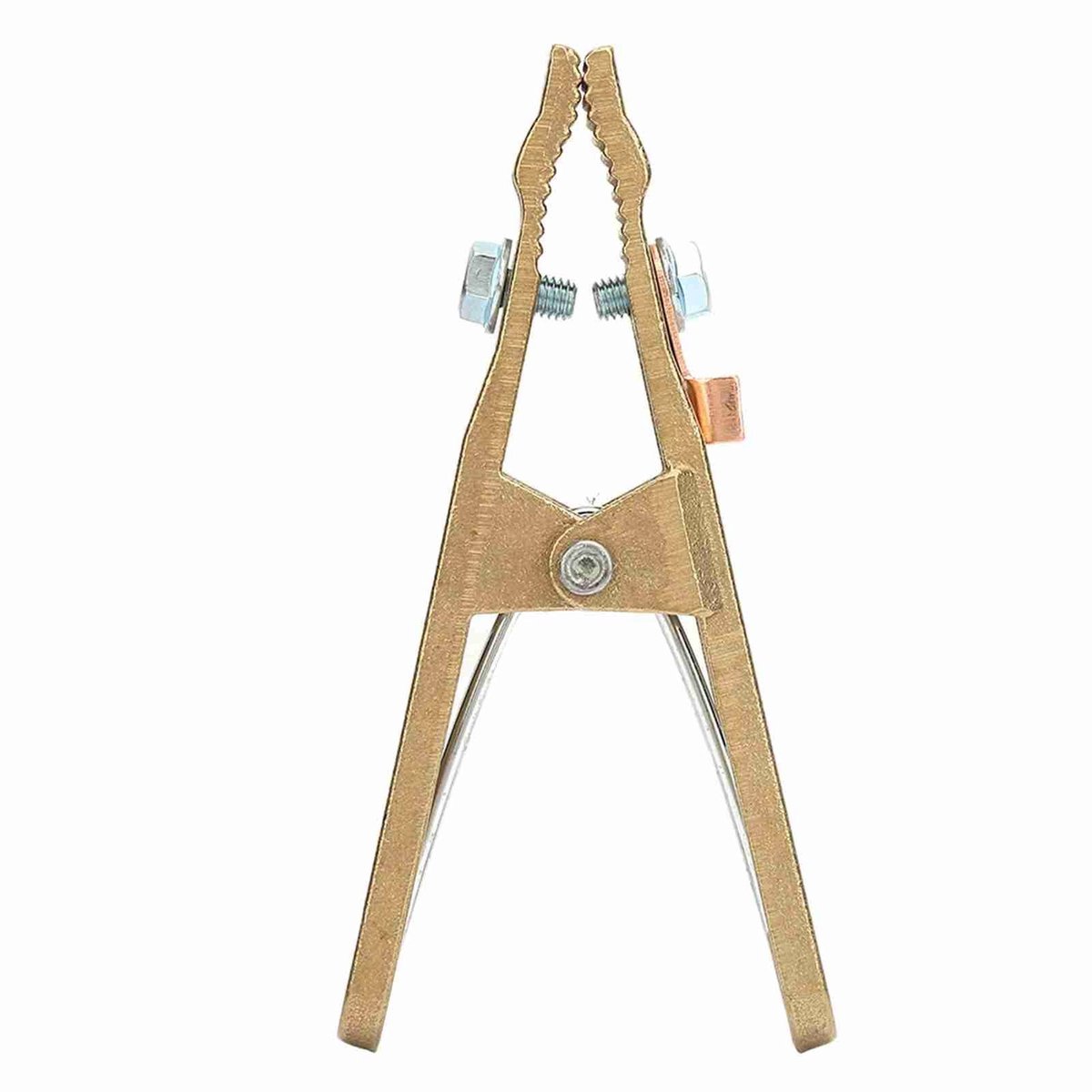 Allecto - 500A Messing A-vormige Aardklemlasser - Betrouwbare Verbinding voor Lasapparaten