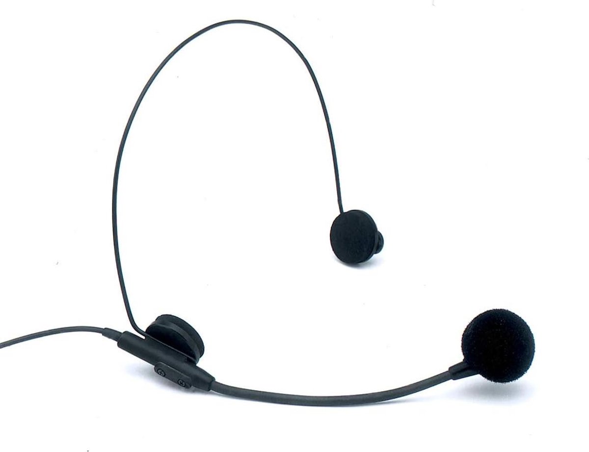 Headset Microfoon - Draagbare Microfoon - Vocal Opname - Uni-directioneel Patroon - 3.5mm Jack - Zwart