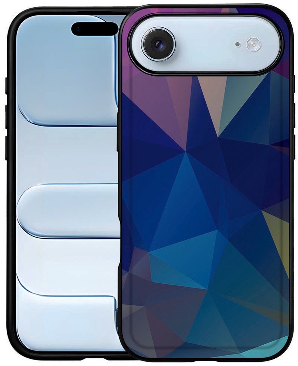 Backcover Hoesje Polygon Dark iPhone Air