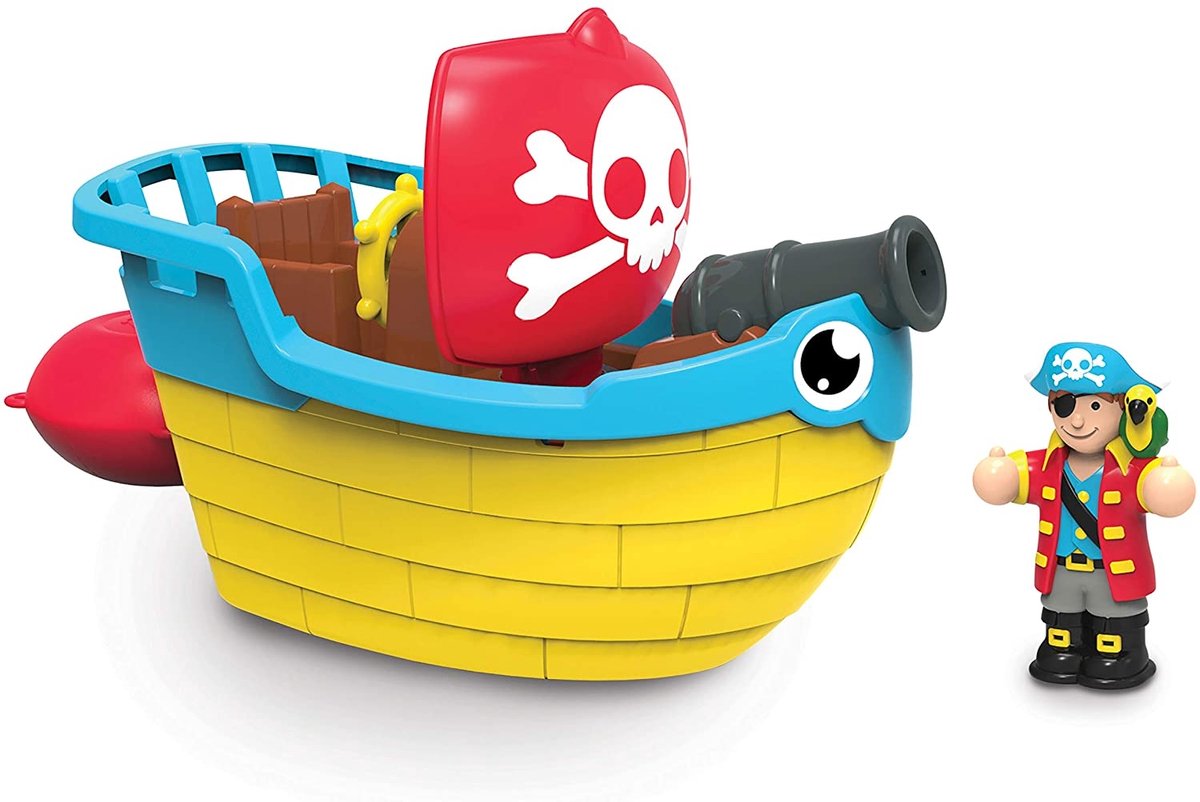 WOW Toys piratenschip speelgoed voor kinderen 1-5 jaar interactief.
