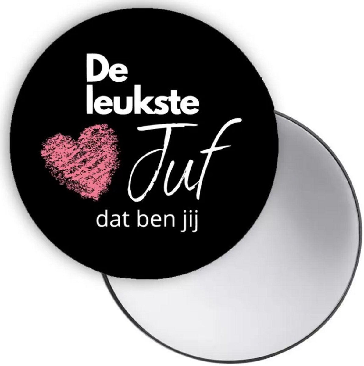 Juf - Spiegel - Handspiegeltje - Spiegeltje -Einde Schooljaar - Juffendag - Verjaardag