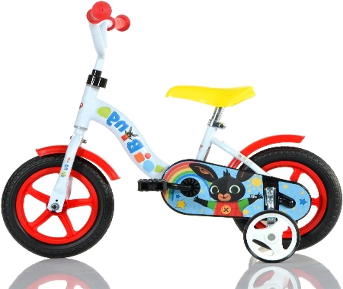 Kinderfiets - Loopfiets - Leren Fietsen - Niet-opblaasbare banden - 10 Inch - Wit