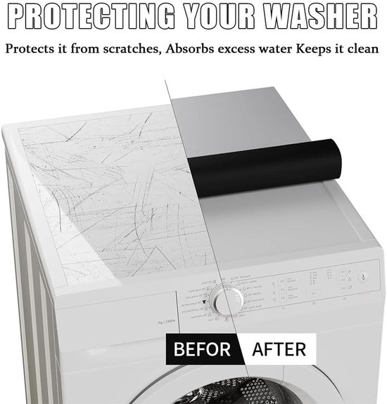 Qfdiwr Wasmachinehoes | Waterdichte hoes voor wasmachine | Waterdicht voor Appartement Balkon Wasruimte Home University Residence