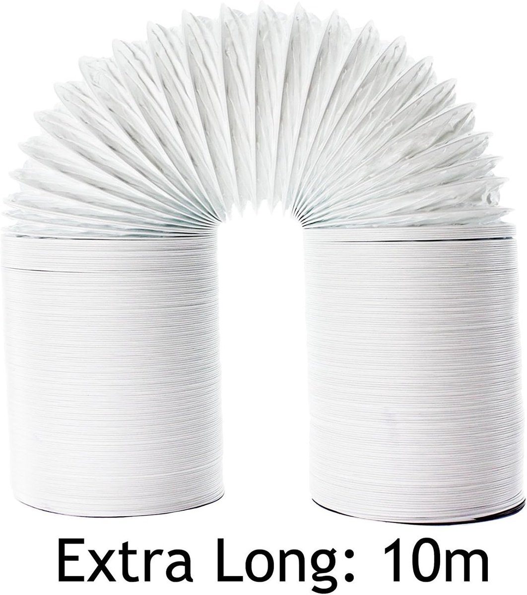 Ventilatieslang Wasdroger - Afvoerslang Droger - Wasdroger Ontluchting - Extra Lange Lengte - 10 Meter 100mm thumbnail 5