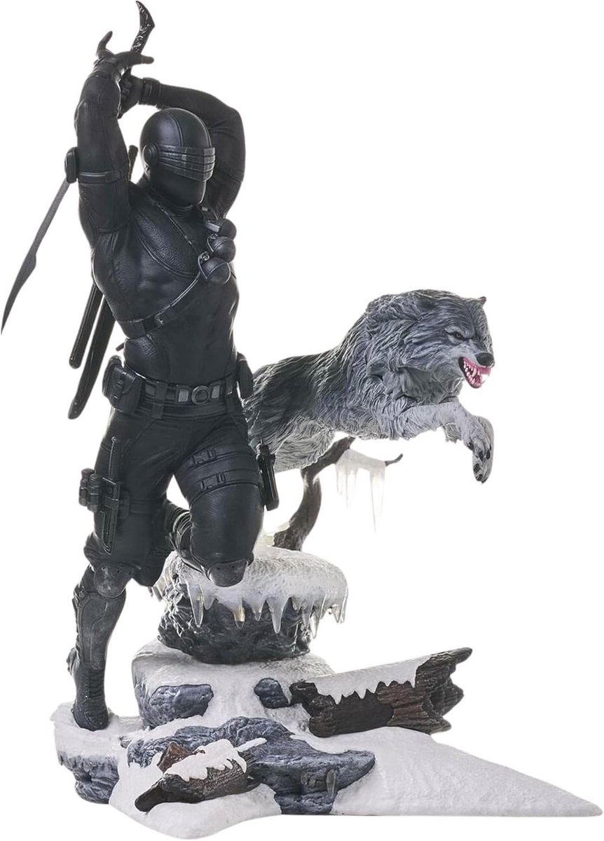 Slangenogen Standbeeld met Diorama 28Cm