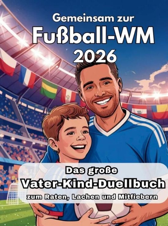 Das große Vater-Kind-Duellbuch - Gemeinsam zur Fußball-WM  ... - cover