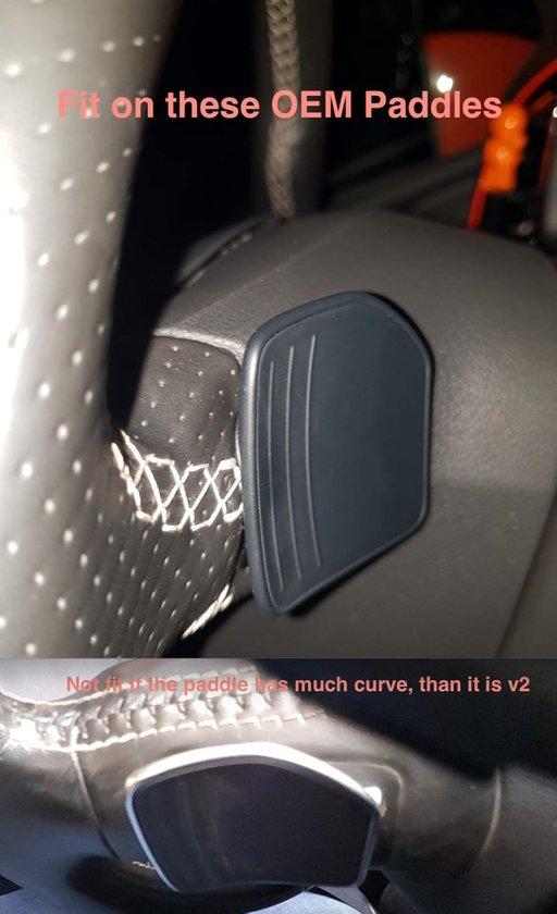 Onlineworld2013 schakelpeddels Shift Paddle voor Leon 5F, Leon Cupra, Ibiza 6F Arona Ateca Leon St Alhambra 100% carbon van Merkloos — afbeelding 4