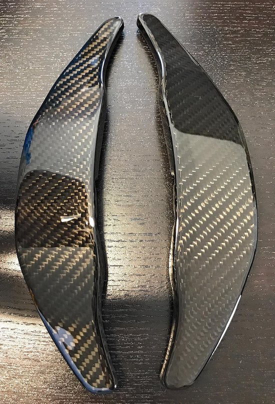 Echte carbon schakelpeddelverlenging Shift Paddle AMG 2014-2017 echt carbon van Merkloos — afbeelding 3
