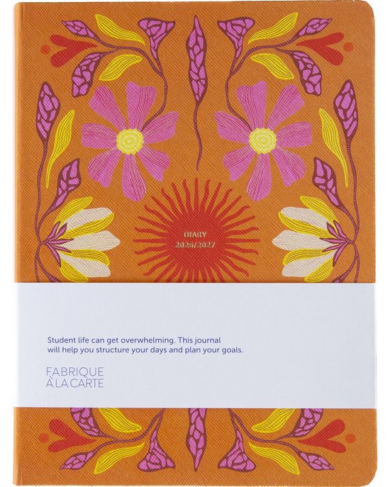 Kalender 2026/2027, weekplanner, A5, ringband met gekleurde tabs