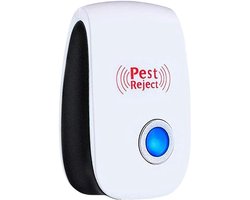 Ultrasone Ongediertebestrijder voor het verdrijven van ratten - kakkerlakken - muggen en ander ongedierte in huis - Hulpmiddel voor het verjagen van muggen- kakkerlakken- mieren- spinnen en andere insecten